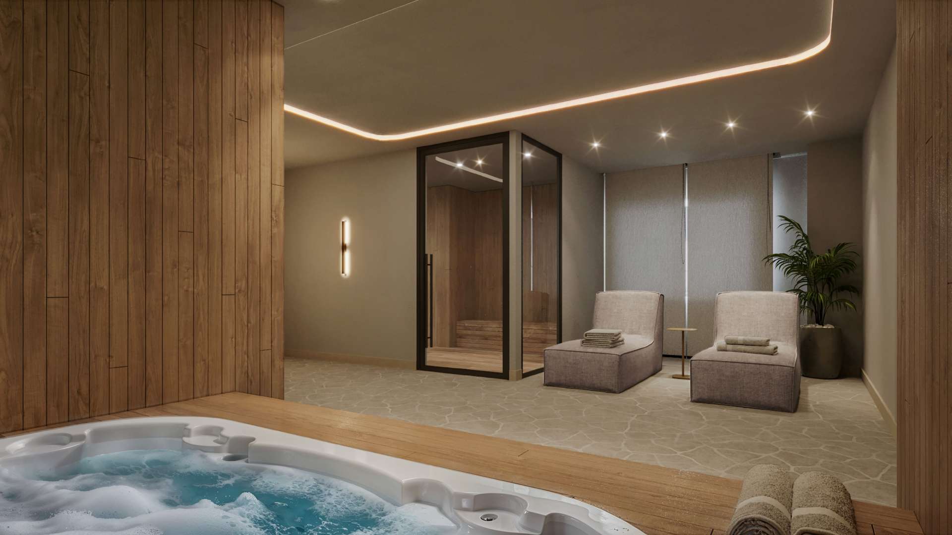 PERSPECTIVA ILUSTRADA – SAUNA