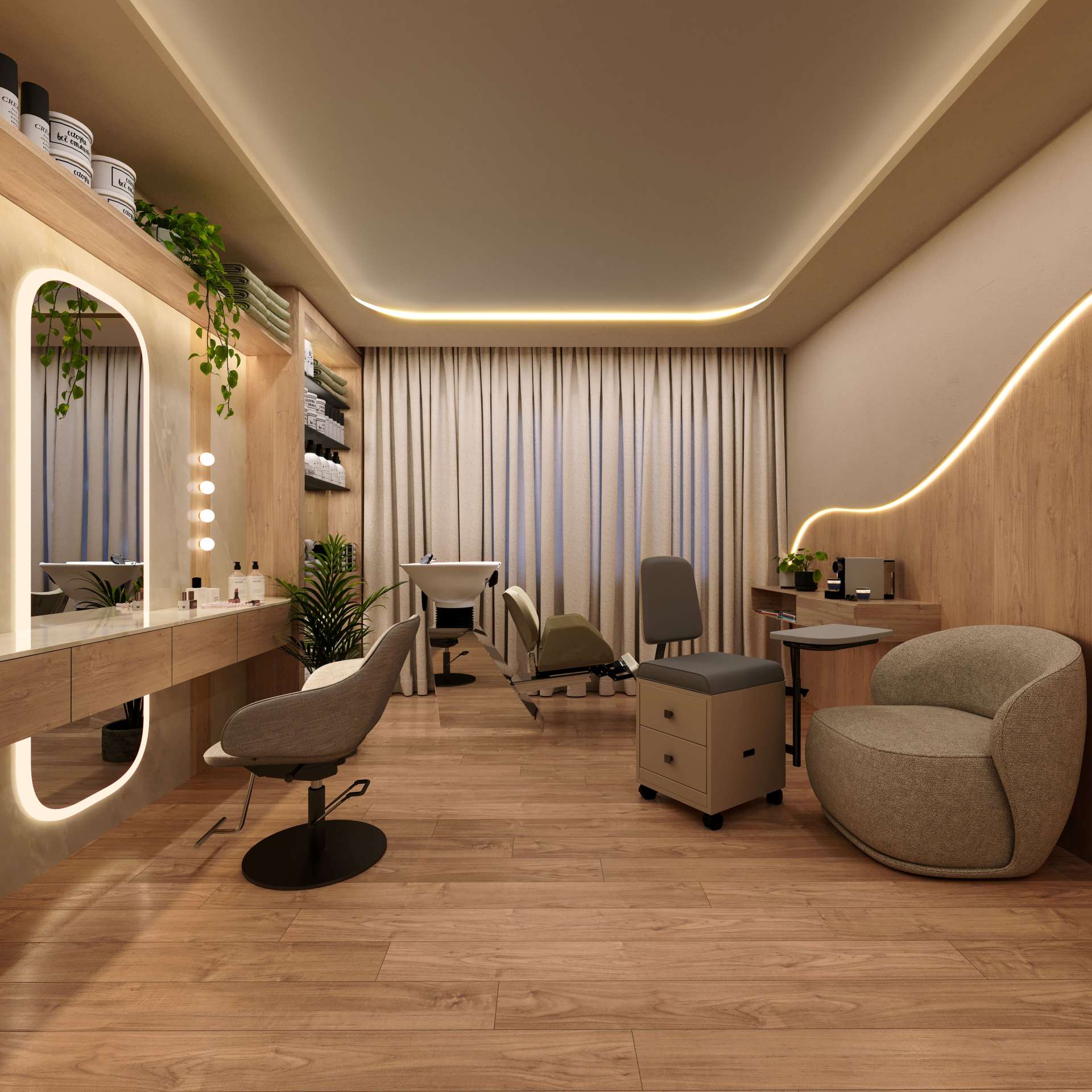 PERSPECTIVA ILUSTRADA – ESPAÇO BELEZA